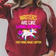 Authors Writer Magic Funny For Book Publisher And Writers Raglan Sleeve Sweatshirt Heather Dust