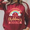 Avid Reader Children's Books Raglan Sleeve Sweatshirt Heather Dust