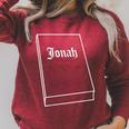 Awesome Book Of Jonah Party Costume Raglan Sleeve Sweatshirt Heather Dust
