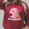 Axolotl Read Book Readolotl Ambystoma Mexicanum Walking Fish Raglan Sleeve Sweatshirt Heather Dust Axolotl Read Book Readolotl Ambystoma Mexicanum Walking Fish Raglan Sleeve Sweatshirt Heather Dust