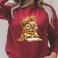 Baby Reptile Small Book Reading Graphic Lizard Round Glasses Raglan Sleeve Sweatshirt Heather Dust Baby Reptile Small Book Reading Graphic Lizard Round Glasses Raglan Sleeve Sweatshirt Heather Dust