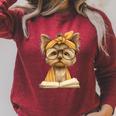 Baby Tiger Open Book Reading Graphic Portrait Round Glasses Raglan Sleeve Sweatshirt Heather Dust Baby Tiger Open Book Reading Graphic Portrait Round Glasses Raglan Sleeve Sweatshirt Heather Dust
