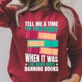 Banned Books Quote Raglan Sleeve Sweatshirt Heather Dust