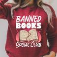 Banned Books Social Club Raglan Sleeve Sweatshirt Heather Dust