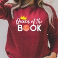 Basketball Scorebook Keeper Tshirt Scoring Queen Of The Book Raglan Sleeve Sweatshirt Heather Dust