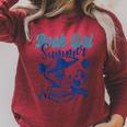 Beach Book Lover Women Girls Book Girl Summer Raglan Sleeve Sweatshirt Heather Dust