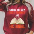 Some Of My Best Friends Are Fictional Book Lover Bookworm Raglan Sleeve Sweatshirt Heather Dust Some Of My Best Friends Are Fictional Book Lover Bookworm Raglan Sleeve Sweatshirt Heather Dust