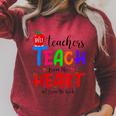THE BEST TEACHERS TEACH FROM THE HEART NOT BOOK T-SHIRT Men Women Raglan Sleeve Sweatshirt Heather Dust THE BEST TEACHERS TEACH FROM THE HEART NOT BOOK T-SHIRT Men Women Raglan Sleeve Sweatshirt Heather Dust
