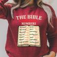 The Bible Book Of Emergency Numbers Religious Christian Raglan Sleeve Sweatshirt Heather Dust
