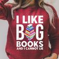 I Like BIG Books & I Cannot Lie Raglan Sleeve Sweatshirt Heather Dust I Like BIG Books & I Cannot Lie Raglan Sleeve Sweatshirt Heather Dust