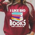 I Like Big Books And I Cannot Lie Reading Reader Bookworm Raglan Sleeve Sweatshirt Heather Dust I Like Big Books And I Cannot Lie Reading Reader Bookworm Raglan Sleeve Sweatshirt Heather Dust