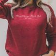Bluestockings Book Club Anniversary Raglan Sleeve Sweatshirt Heather Dust
