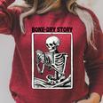 Bone-Dry Story Skeleton Reading Book Lovers Bookworm Book Raglan Sleeve Sweatshirt Heather Dust Bone-Dry Story Skeleton Reading Book Lovers Bookworm Book Raglan Sleeve Sweatshirt Heather Dust