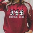 Boo Ghost Books Book Club Halloween Women School Teacher Raglan Sleeve Sweatshirt Heather Dust Boo Ghost Books Book Club Halloween Women School Teacher Raglan Sleeve Sweatshirt Heather Dust