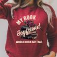 Book Boyfriend Bookish Merch Dark Romance Spicy Morally Grey Raglan Sleeve Sweatshirt Heather Dust Book Boyfriend Bookish Merch Dark Romance Spicy Morally Grey Raglan Sleeve Sweatshirt Heather Dust