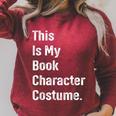 This Is Book Character Costume Easy Lazy DIY Halloween Party Raglan Sleeve Sweatshirt Heather Dust This Is Book Character Costume Easy Lazy DIY Halloween Party Raglan Sleeve Sweatshirt Heather Dust