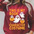 This Is My Book Character Costume Halloween Costume Raglan Sleeve Sweatshirt Heather Dust