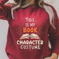 This Is My Book Character Costume Premium Tri-Blend Raglan Sleeve Sweatshirt Heather Dust This Is My Book Character Costume Premium Tri-Blend Raglan Sleeve Sweatshirt Heather Dust