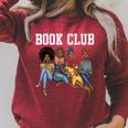 Book Club African American Bookworm Women Girl Reading Raglan Sleeve Sweatshirt Heather Dust Book Club African American Bookworm Women Girl Reading Raglan Sleeve Sweatshirt Heather Dust