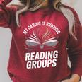 Book Club Fans My Cardio Reading Groups Quote Raglan Sleeve Sweatshirt Heather Dust Book Club Fans My Cardio Reading Groups Quote Raglan Sleeve Sweatshirt Heather Dust