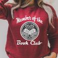 Book Club Member Raglan Sleeve Sweatshirt Heather Dust