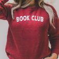Book Club Raglan Sleeve Sweatshirt Heather Dust