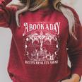 A Book A Day Dragon Bookish Book Club Fantasy Book Lover Raglan Sleeve Sweatshirt Heather Dust A Book A Day Dragon Bookish Book Club Fantasy Book Lover Raglan Sleeve Sweatshirt Heather Dust