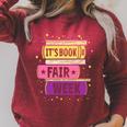 Book Fair Bookworm Library Its Book Fair Week Raglan Sleeve Sweatshirt Heather Dust Book Fair Bookworm Library Its Book Fair Week Raglan Sleeve Sweatshirt Heather Dust