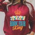 Book Fair King Raglan Sleeve Sweatshirt Heather Dust