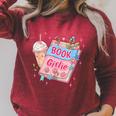 Book Girlie Coffee Mug Reading Lover Reader Raglan Sleeve Sweatshirt Heather Dust