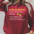 Book Hangover Definition Reading Lover Raglan Sleeve Sweatshirt Heather Dust