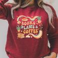 Book Lover Coffee Plants Retro Cozy Succulent Reading Groovy Raglan Sleeve Sweatshirt Heather Dust Book Lover Coffee Plants Retro Cozy Succulent Reading Groovy Raglan Sleeve Sweatshirt Heather Dust