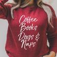 Book Lover For Dog Owner Coffee Books Dogs & Naps Raglan Sleeve Sweatshirt Heather Dust Book Lover For Dog Owner Coffee Books Dogs & Naps Raglan Sleeve Sweatshirt Heather Dust