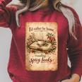 Book Lover Id Rather Be Home Reading Spicy Books Raglan Sleeve Sweatshirt Heather Dust Book Lover Id Rather Be Home Reading Spicy Books Raglan Sleeve Sweatshirt Heather Dust