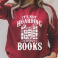 Book Lover It's Not Hording If It's Books Raglan Sleeve Sweatshirt Heather Dust Book Lover It's Not Hording If It's Books Raglan Sleeve Sweatshirt Heather Dust