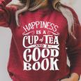 Book Lover Librarian Bookworm Reading Club Reading Raglan Sleeve Sweatshirt Heather Dust