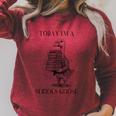 Book Lover Librarian Today I'm Serious Goose Meme Raglan Sleeve Sweatshirt Heather Dust