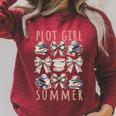 Book Lover Plot Girl Summer Books Coquette Bow Book Girly B Raglan Sleeve Sweatshirt Heather Dust Book Lover Plot Girl Summer Books Coquette Bow Book Girly B Raglan Sleeve Sweatshirt Heather Dust