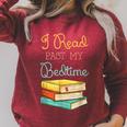 Book Lover I Read Past My Bedtime Raglan Sleeve Sweatshirt Heather Dust Book Lover I Read Past My Bedtime Raglan Sleeve Sweatshirt Heather Dust