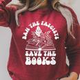 Book Lovers Ban The Fascists Save The Books Book Lovers Raglan Sleeve Sweatshirt Heather Dust Book Lovers Ban The Fascists Save The Books Book Lovers Raglan Sleeve Sweatshirt Heather Dust