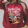 Book Lovers Cats Raglan Sleeve Sweatshirt Heather Dust Book Lovers Cats Raglan Sleeve Sweatshirt Heather Dust
