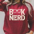 BOOK NERD Bibliophilia Book Reader Literature Bookworm Raglan Sleeve Sweatshirt Heather Dust BOOK NERD Bibliophilia Book Reader Literature Bookworm Raglan Sleeve Sweatshirt Heather Dust