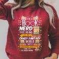 Book Nerd Books Reader Writer Student Teacher Reading Author Raglan Sleeve Sweatshirt Heather Dust