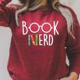 Book Nerd School Librarian Library Bibliophile Reading Raglan Sleeve Sweatshirt Heather Dust Book Nerd School Librarian Library Bibliophile Reading Raglan Sleeve Sweatshirt Heather Dust