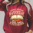 Book Nerds Become Rare First Editions Book Lover Birthday Raglan Sleeve Sweatshirt Heather Dust Book Nerds Become Rare First Editions Book Lover Birthday Raglan Sleeve Sweatshirt Heather Dust