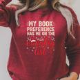 My Book Preference Naughty List Readers Christmas Joke Raglan Sleeve Sweatshirt Heather Dust My Book Preference Naughty List Readers Christmas Joke Raglan Sleeve Sweatshirt Heather Dust