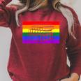 Book Read Literary Gay Pride Flag Rainbow LGBTQ Queer Raglan Sleeve Sweatshirt Heather Dust