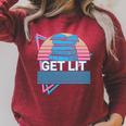 Book Reader Literature Get Lit Raglan Sleeve Sweatshirt Heather Dust Book Reader Literature Get Lit Raglan Sleeve Sweatshirt Heather Dust