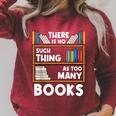 Book Reader Reading Lover Librarian Bookshelf Raglan Sleeve Sweatshirt Heather Dust