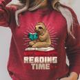 Book Reader Sloth Bookworm Reading Book Club Raglan Sleeve Sweatshirt Heather Dust Book Reader Sloth Bookworm Reading Book Club Raglan Sleeve Sweatshirt Heather Dust